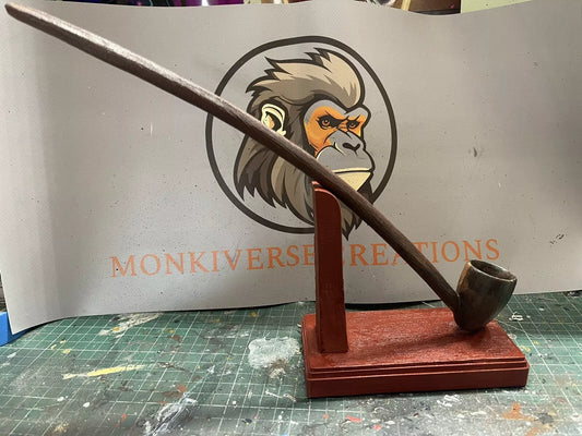 Full-size 3D-Printed  Lord of the Rings - Gandalf's Pipe Display Prop Replica