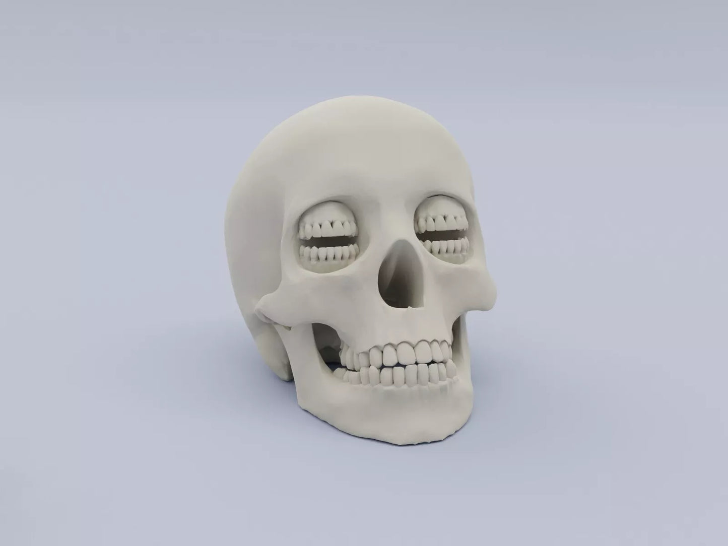 Full-size 3d-Printed  SANDMAN Corinthian Skull 3" in size - Cosplay or Display.